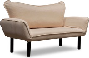 Διθέσιος Καναπές Κρεβάτι Κρέμ CHATTO 70x150x75