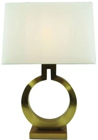 Φωτιστικό Επιτραπέζιο Prism 300-000019 Φ35x54cm Ε27 40W Gold-Cream Inart