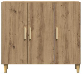 vidaXL Ντουλάπι Αρτισιανή Δρυς 90 x 34 x 80 εκ. από Επεξεργασμένο Ξύλο