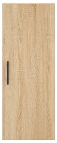 vidaXL Μπουφές Sonoma δρυς 34,5 x 34 x 180 εκ. από Επεξεργασμένο Ξύλο