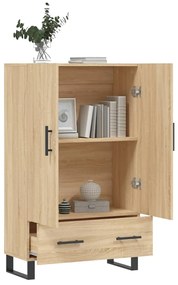 vidaXL Ντουλάπα Sonoma Δρυς 69,5 x 31 x 115 εκ. από Επεξεργασμένο Ξύλο
