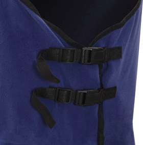 vidaXL Σαμάρι Ίππου Σκούρο μπλε 125 cm Πολυεστέρας