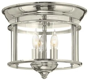 Πλαφονιέρα Φωτιστικό Οροφής 3xE14 Gentry Elstead Lighting-HK-GENTRY-F-PN-Νίκελ Ματ HK-GENTRY-F-PN