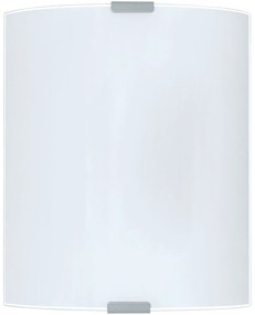 Φωτιστικό Τοίχου Grafik 84028 White-Silver Eglo Metal, Glass