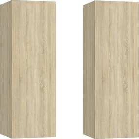vidaXL Σετ Επίπλων Τηλεόρασης 6 Τεμαχίων Sonoma Δρυς Επεξ. Ξύλο