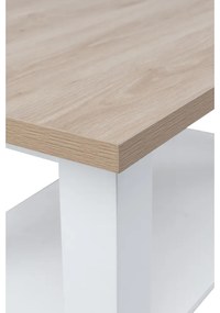 COTTAGE COFFEE TABLE ΛΕΥΚΟ ΦΥΣΙΚΟ 110x60xH53cm - Μελαμίνη - 04-0875