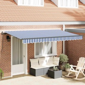 vidaXL Σκηνίτσα Αναδιπλούμενη Μπλε 350 x 200 cm ύφασμα