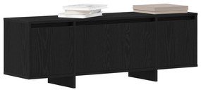 vidaXL Ντουλάπα τηλεόρασης Μαύρο Δρυς 120x30x40,5 εκ. Ξύλο επεξεργασμένο
