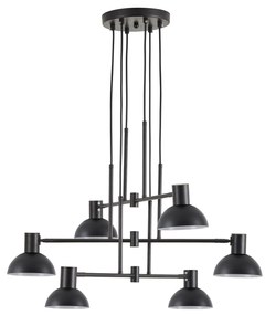 Φωτιστικό Οροφής  SE21-BL-100-MS3 ADEPT PENDANT Black Metal Pendant Black Metal Shade+ - 77-8881 - 51W - 100W - 77-8881