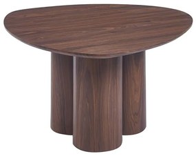 WOODWELL Ε7697,1LEBRON Τραπεζάκι Σαλονιού-Καθιστικού, ΜDF Απόχρωση Καρυδί 80x80x45cm Ε7697,1