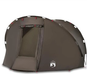 vidaXL Σκηνή Ψαρέματος 5 Ατόμου Αδιάβροχη Καφέ