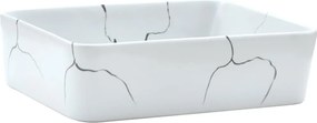vidaXL Νιπτήρας Ορθογώνιος Λευκό 46x35,5x13 εκ. Κεραμικός