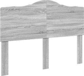 vidaXL Σκελετός Κρεβατιού Γκρι Sonoma 150 x 200 cm