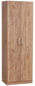 Ντουλάπα Δίφυλλη Jonar 60x42x180cm Oak Δίφυλλη