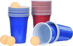 vidaXL Σετ Τραπεζιού Beer Pong 0,5 L Πλαστικό