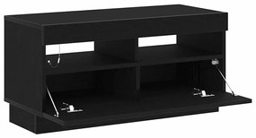 vidaXL Ντουλάπι TV Μαύρο 80 x 35 x 40 εκ Επεξεργασμένο ξύλο