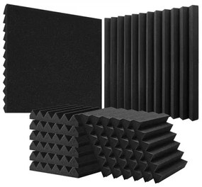 VEVOR Acoustic Foam Panels 36 Pack 12 x 12 x 2 in for Studio Wall and Ceiling