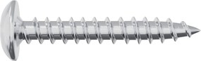 vidaXL Ξυλοβίδες 2 pcs Ασημί M4 x 25 mm Ατσάλι