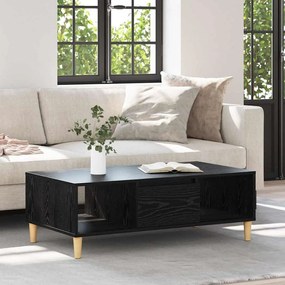vidaXL με αποθήκευση με πόρτα Μαύρη δρυς 103.5 x 60 x 35 εκ Επεξεργασμένο ξύλο