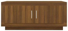 vidaXL Τραπεζάκι Σαλονιού Καφέ Δρυς 102x50x45 εκ. Επεξεργασμένο Ξύλο