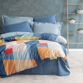Παπλωματοθήκη Cosy 129CTN4405 (Σετ 4τμχ) Blue-Multi L'Εssentiel Maison Διπλό 200x220cm 100% Βαμβάκι