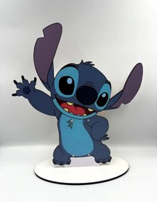 Τύπου Στιτς - Stitch Αρωματική λαμπάδα ν.3 - Σετ Λαμπάδα και πλάτη με βάση