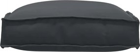 vidaXL Μαξιλάρι 4 pcs Μαύρο 40 x 40 x 8 εκ. Ύφασμα Όξφορντ