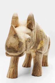 Διακοσμητικό Rhino Χρυσό Ξύλινο