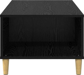 vidaXL Τραπεζάκι σαλονιού Μαύρη Οξυά 90 x 50 x 35 cm