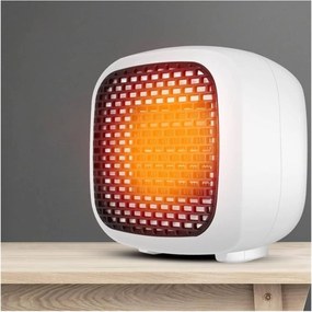 Αερόθερμο Δωματίου Δαπέδου 800W Ασπρόμαυρο