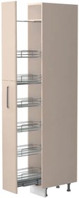 Επιδαπέδιο ντουλάπι ψηλό Modena K23-30-1KZ-Λευκό - Μπεζ