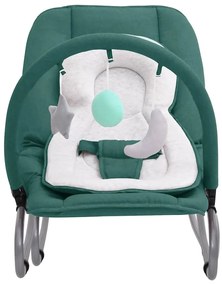 vidaXL Ριλάξ Μωρού Πράσινο Ατσάλινο