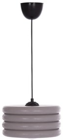 ΦΩΤΙΣΤΙΚΟ ΟΡΟΦΗΣ ΚΡΕΜΑΣΤΟ ΑΠΟ ΞΥΛΟ ΓΚΡΙ HM7655.04 Φ23x57 εκ.