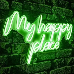 Διακοσμητικό Φωτιστικό Τοίχου My Happy Place 395NGR2487 55x2x31cm Led 36W Green Wallity