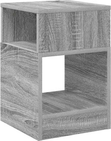 vidaXL End Table Γκρίζο Σονομα 30,5 x 30 x 45 εκ Επεξεργασμένο ξύλο