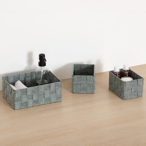 Καλάθια Αποθήκευσης (Σετ 3τμχ) F-V Lise Green 204907C