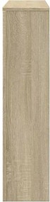 vidaXL Κάλυμμα Καλοριφέρ Sonoma Δρυς 149x20x82 εκ. Επεξεργασμένο Ξύλο
