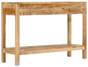 vidaXL Τραπέζι Κονσόλα με 2 Συρτάρια 110x35x75 εκ. Μασίφ Ξύλο Μάνγκο