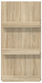 vidaXL Ράφι Περιοδικών Δρύς Sonoma 51 x 11 x 102 εκ Επεξεργασμένο ξύλο