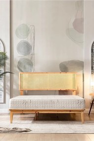 Stewehome Economic Στρώμα Αφρού για Διπλό Κρεβάτι Κρεμ 140x200 cm
