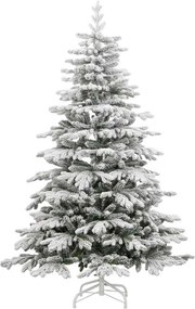 vidaXL Τεχνητό Χριστουγεννιάτικο Δέντρο με Άξονα Λευκό 210 cm