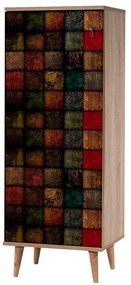 Παπουτσοθήκη - Ντουλάπι ΗΜ8954.01 50x38x135cm Multi Μελαμίνη