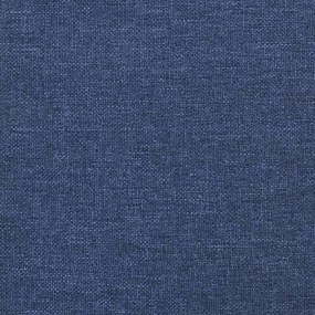 vidaXL Κεφαλάρι Τοίχου 12 pcs Μπλε 90 x 15 cm ύφασμα