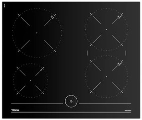 Teka IT 6450 iKnob Επαγωγική Εστία Αυτόνομη με Λειτουργία Κλειδώματος 60.5x51.5εκ.