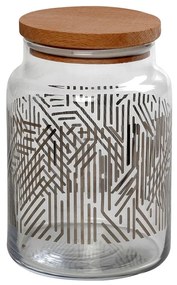 LABYRINTH SILVER ΔΟΧΕΙΟ ΜΕ ΚΑΠΑΚΙ 890ML 10X14,5EK... RAB660