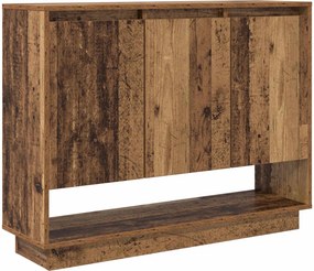 vidaXL Πλαϊνό γραφείο Παλιό ξύλο 97 x 29 x 75 εκ. Επεξεργασμένο Ξύλο