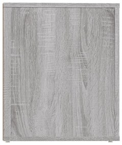 vidaXL Κομοδίνα 2 τεμ. Γκρι Sonoma 50x39x47 εκ.