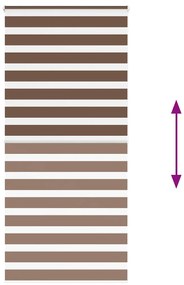 vidaXL Πλισέ περσίδα ανοιχτό γκρι 100x200 cm Πλάτος υφάσματος 99,4 cm