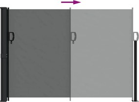 vidaXL Πτυσσόμενη Πλαϊνή Τέντα Ανθρακί 140x300 εκ.