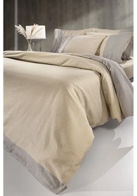 Σετ Σεντόνια Υπέρδιπλα Φανελένια 240x265 Verona Taupe 5206480672729